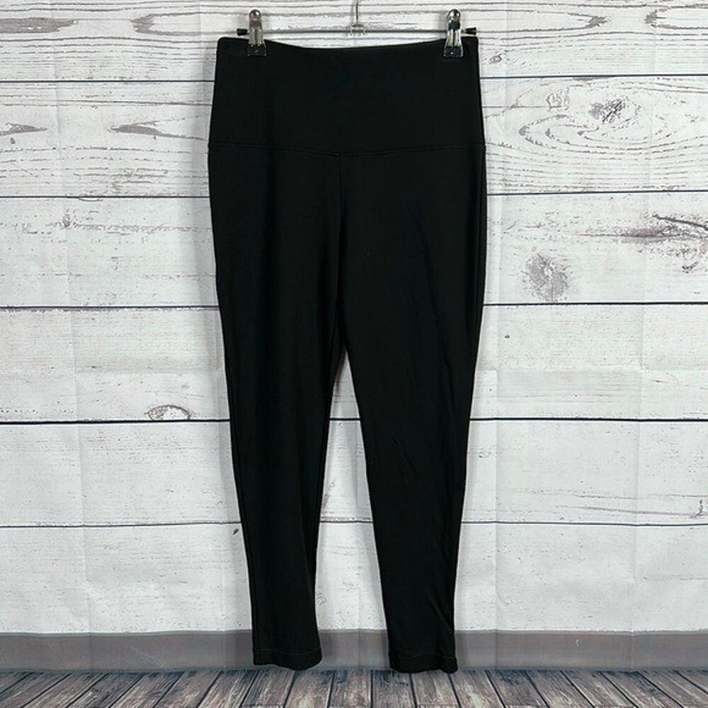 Lysse Pants‎ Leggings Womens Small Black Zipper Lined Slimming Minimalist